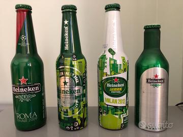 Bottiglie da collezione birra heineken