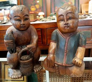 Sculture Birmania legno