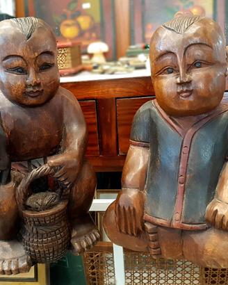 Sculture Birmania legno