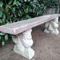 Panchina in cemento anni 60