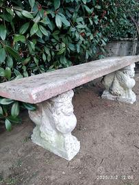 Panchina in cemento anni 60