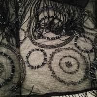 Stola nera in toulle