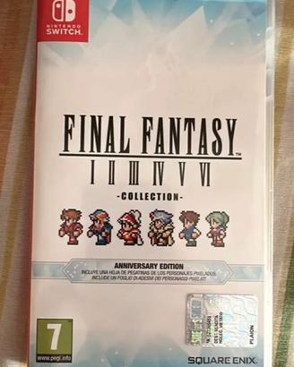 Final Fantasy collection I-VI per switch