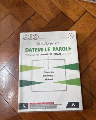 Libro scuola dammi le parole