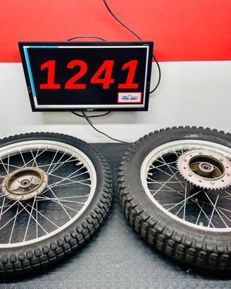 COPPIA RUOTE FANTIC TRIAL 125 FM 250
