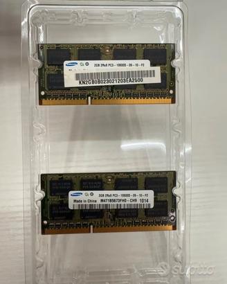 DDR3 SODIMM RAM (4GB) 2x2GB 2RX8 PC3-10600S
