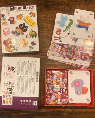 Gioco di carte MiniMatch Djeco per bambini