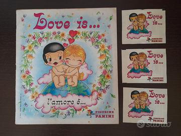 Album Panini Love is 1985 Quasi vuoto + 3 bustine