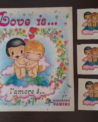 Album Panini Love is 1985 Quasi vuoto + 3 bustine