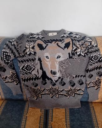 MAGLIA GIROCOLLO ETRO FANTASUA GRIGIO