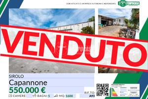 CAPANNONE INDUSTRIALE CON TERRENO EDIFICABILE