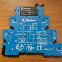 (5pz) Interfaccia modulare a relè Finder Serie 38