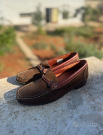 Mocassini Donna in Vera Pelle Echt Leder