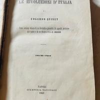 “Le rivoluzioni d’Italia” di Edgar Quinet