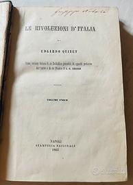 “Le rivoluzioni d’Italia” di Edgar Quinet