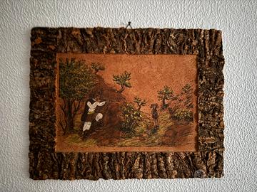 Quadretti sardi in sughero