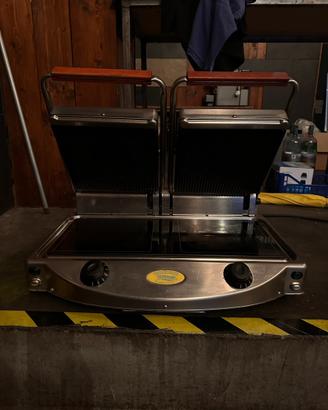 Piastra per panini in vetroceramica doppia