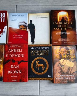 Lotto 9 libri romanzi e thriller - Faletti, Brown,