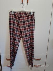 pantalone a quadri 