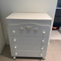 Fasciatoio con cassettiera