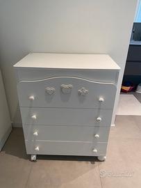 Fasciatoio con cassettiera