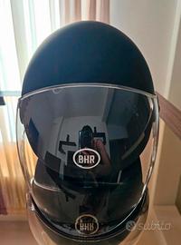 Casco BHR Moto Scooter Nero Matt