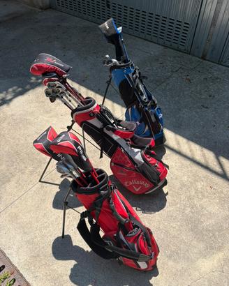 Set completo golf Callaway, Ping e U.S. Kids