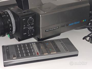 Videocamera rara Minerva Fac-12 autofocus  