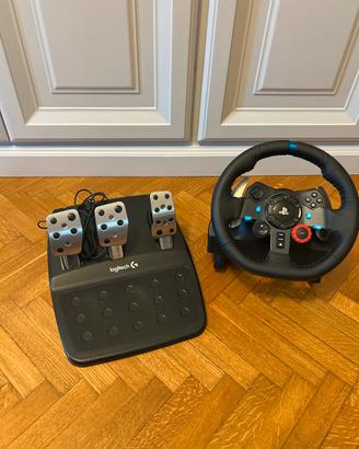 Volante e pedali  logitech Console ps4 ps5