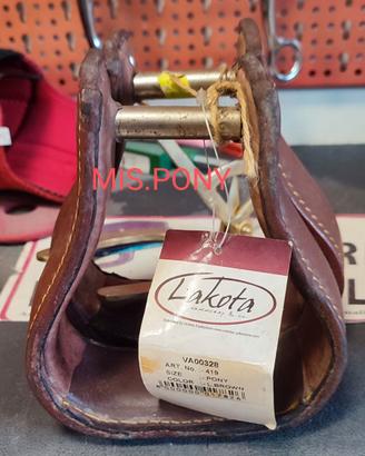STAFFE WESTERN PER  SELLA PONY CUOIO LAKOTA