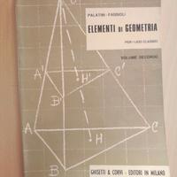 Elementi di Geometria. Vol. Secondo. Palatini Fagg
