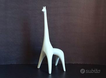 Statua e mignon giraffa vintage