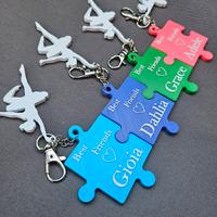 portachiavi in 3D Best friends personalizzati 