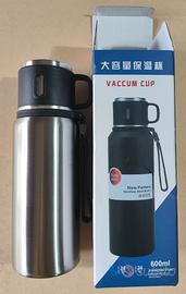 Bottiglia termica acciaio inox con tazza