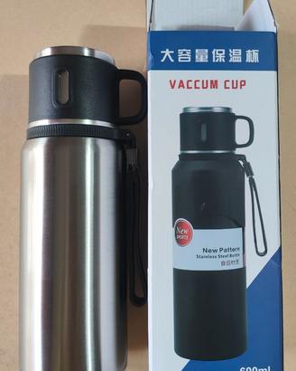 Bottiglia termica acciaio inox con tazza