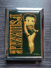Portasigarette metallo Betty Boop originale