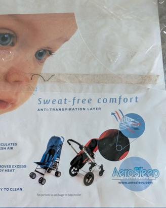 materassino traspirante AeroSleep per passeggino
