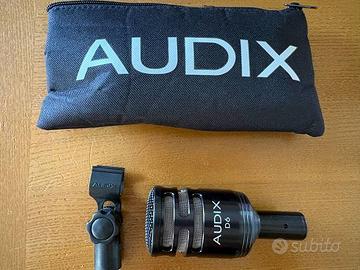Microfono Audix D6 per batteria