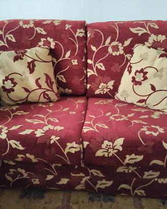 Divano letto a fiori