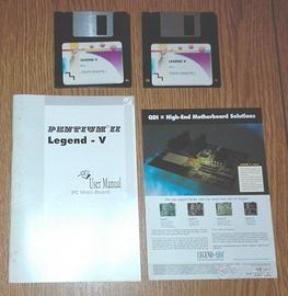 PENTIUM II Legend V Manual Utility Diskette Floppy