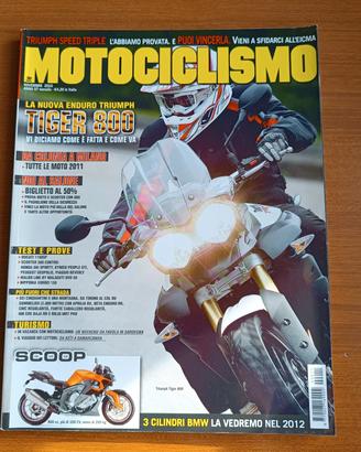 triumph tiger 800 rivista motociclismo 2010 bmw 3 