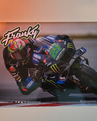 poster Franco Morbidelli 21 Yamaha Ufficiale 2022