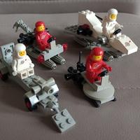 Lego Space con 4 Minifigure, vintage 