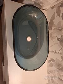 Lavandino vetro nero.