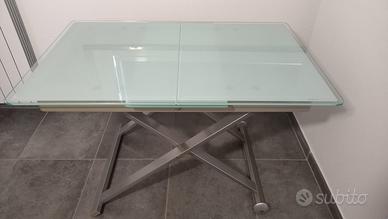 Tavolo Calligaris in Vetro – Trasformabile
