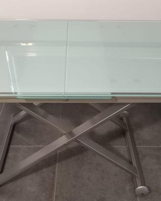 Tavolo Calligaris in Vetro – Trasformabile