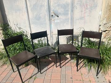 4 sedie vintage fgv Formenti e Giovenzana design