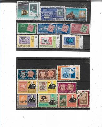 1959/1991 30 FRANCOB. CHE RIPRODUCONO FRANCOBOLLI