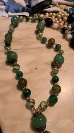 Collana in vetro di murano