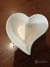 Ciotolina di ceramica a forma di cuore